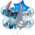 Imagen de Set Globos Metalizados Figura Stitch Lilo Cumpleaños
