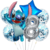 Set Globos Metalizados Figura Stitch Lilo Cumpleaños - comprar online