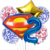 Set Globos Metalizados Superman Super Héroe Figura Cumple - comprar online