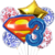 Set Globos Metalizados Superman Super Héroe Figura Cumple en internet