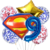 Set Globos Metalizados Superman Super Héroe Figura Cumple en internet