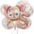 Set Globos Metalizados Zorrita Lina Bell Cumpleaños - tienda online