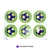 Stickers Futbol River Boca x6 - comprar online