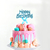 Cake Topper Happy Birthday Metalizado Torta