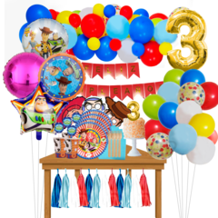 Combo Cumpleaños Kit Globos Toy Story Decoración en internet