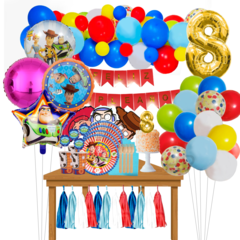 Combo Cumpleaños Kit Globos Toy Story Decoración - comprar online