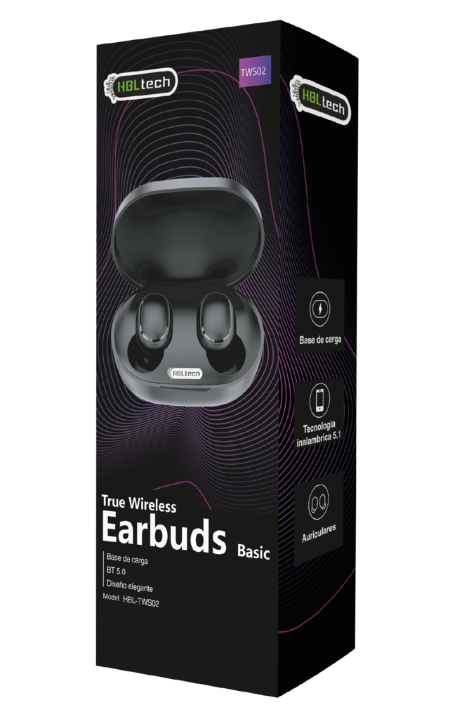 Auriculares Bluetooth HblTech Tws05 In Ear Earbuds