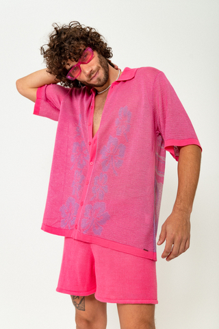 CAMISA MAR ABERTO | ROSA