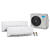 AR CONDICIONADO MULTISPLIT HW INVERTER 18.000 BTU (2X EVAP 12.000) QUENTE FRIO 220V