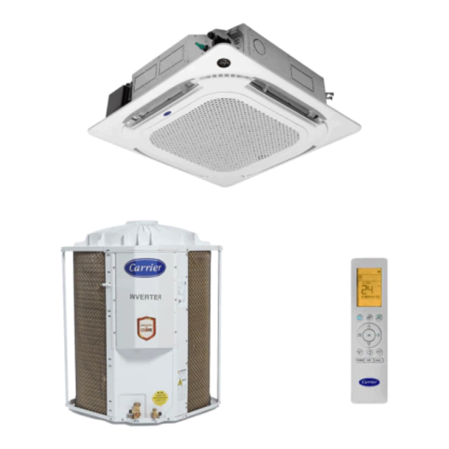 Ar Condicionado Split Cassete 36000 Btu Frio Connect - Inverter - Springer Carrier - 220v - 40kvqd36c5 Ar Condicionado Split Cassete 36000 Btu Frio Connect - Inverter - Springer Carrier - 220v - 40kvqd36c5