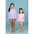 Blusa UV infantil com proteção 50+ amarração lateral - comprar online