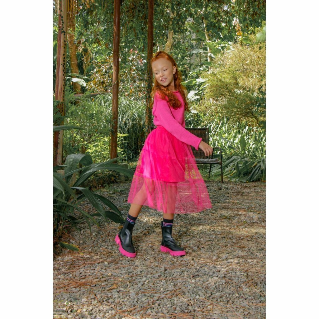 Saia em cheap tule infantil