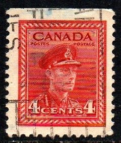 00178 Canada 209 George VI Selo de Carnet U