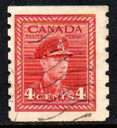 00195 Canada 209a George VI Selo de Carnet (B) U (a)