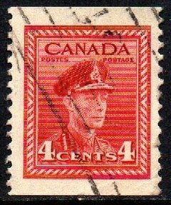 00195 Canada 209a George VI Selo de Carnet (C) U