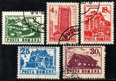 00241 Romênia 3966/70 Hoteis e Albergues U