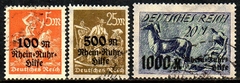 00384 Alemanha Reich 251/51B Ajuda as Cidades de Rhin e Ruhr U