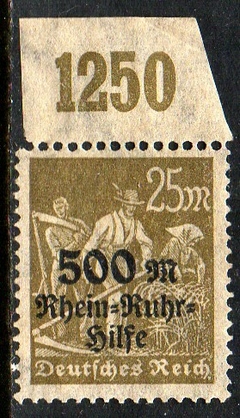 00459 Alemanha Reich 251A Ajuda as Cidades de Rhin e Ruhr com HAN N