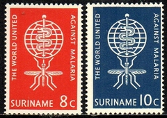 00490 Suriname 371/72 Erradicação da Malária NNN