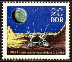 00515 Alemanha Oriental DDR 864 Pouso da Luna 9 NNN