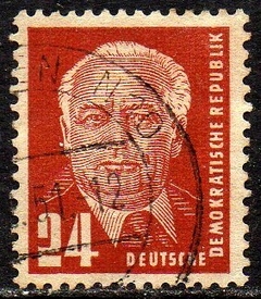 00581 Alemanha Oriental DDR 7 Presidente Pieck U (b)