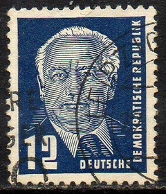 00656 Alemanha Oriental DDR 70 Presidente Pieck U (a)