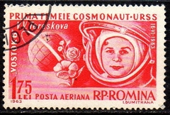 00668 Romênia Aéreo 176 Voo Espacial Valentina U (a)