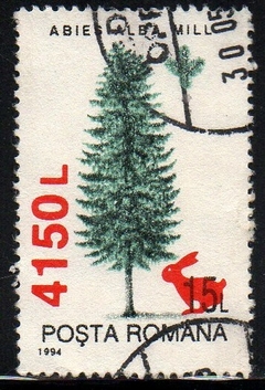 00687 Romênia 4454 Árvores com sobrecarga U