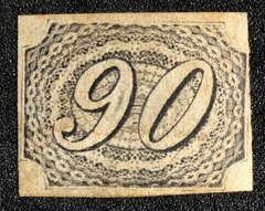 Brasil (007) Império numeral inclinado 90 réis tipo II N