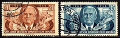 00748 Alemanha Oriental DDR 173/74 Presidente Pieck U