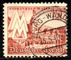 00777 Alemanha Reich 665 Feira de Leipzig Deslocado U