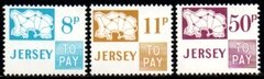 00815 Jersey Taxas 18/20 Mapa da Ilha NNN