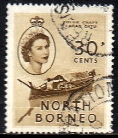 01285 Borneo do Norte 305 Barco Suluk U
