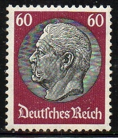 01294 Alemanha Reich 459 Presidente Hindenburg NN