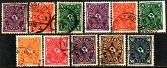 01427 Alemanha Reich 193/203 Corneta Postal U