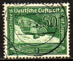 01447 Alemanha Reich Aéreos 58 Zeppelin U (d)