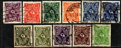 01481 Alemanha Reich 205/13 Corneta Postal N / U