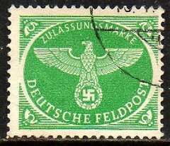 01542 Alemanha Reich Franquia Militar 3 Águia e Suástica U (a)