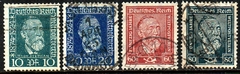 01695 Alemanha Reich 359/62 UPU União Postal Universal U