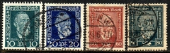 01711 Alemanha Reich 359/62 UPU União Postal Universal U