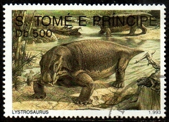 01876 São Tomé e Príncipe 1183 Animais Pré-Históricos U