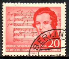 02076 Alemanha Oriental DDR 251 Compositor Schumann U (c)