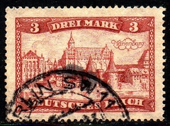 02078 Alemanha Reich 357 Vista da Cidade de Marienburg U (b)
