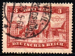 02078 Alemanha Reich 357 Vista da Cidade de Marienburg U