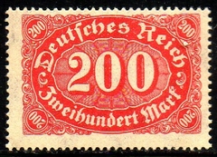 02181 Alemanha Reich 183 Numerais NNN
