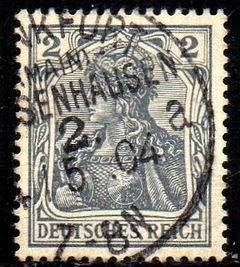 02243 Alemanha Reich 66 Germania Carimbo U (d)
