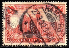 02311 Alemanha Reich 76a Prédio dos Correios Denteação 14 U (a)
