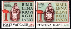 02373 Vaticano 706/07 Bimilenário Virgiliano NN