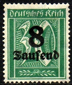 02374 Alemanha Reich 254 Numeral N