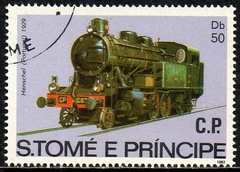 02399 São Tomé e Príncipe 726 Trem Locomotiva U (a)